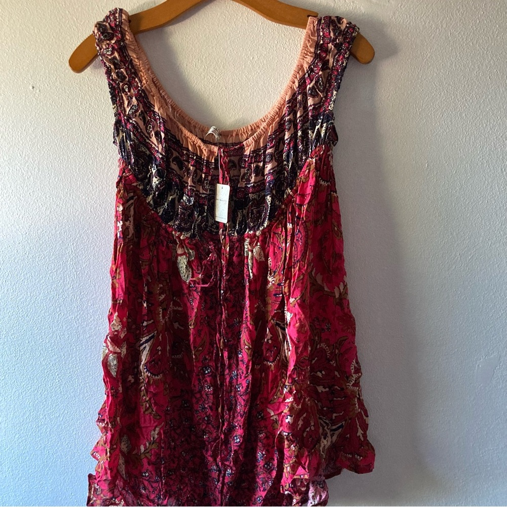 NWT Free People Bohemian Sleeveless Top